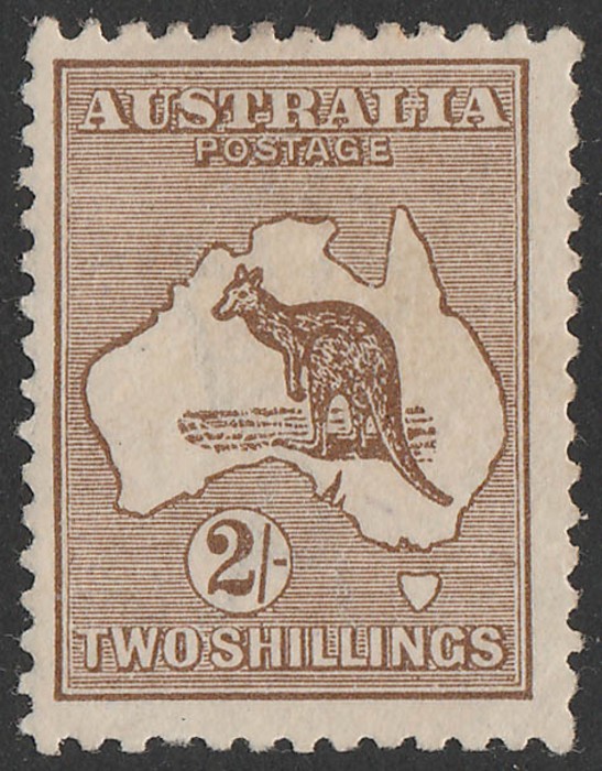 Lot 808 - Australia KANGAROOS 1915-27 THIRD WMK -  Status International Status International - Sale 380