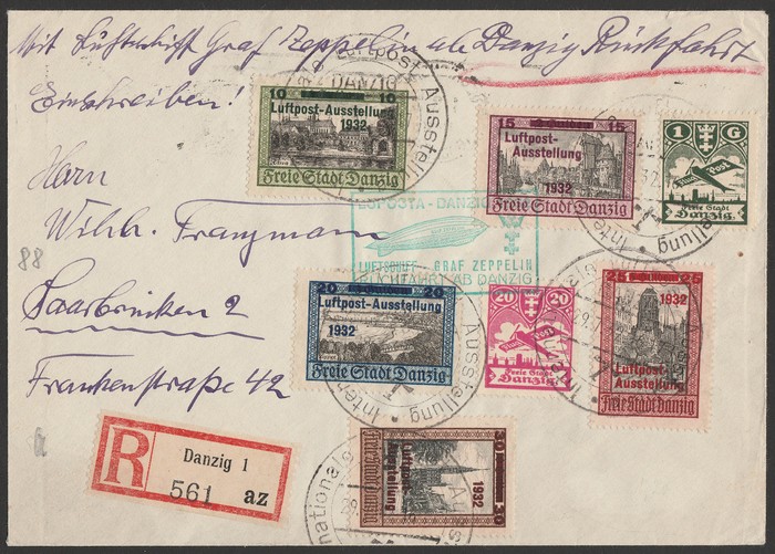 Lot 1934 - World covers - zeppelin etc -  Status International Status International - Sale 386