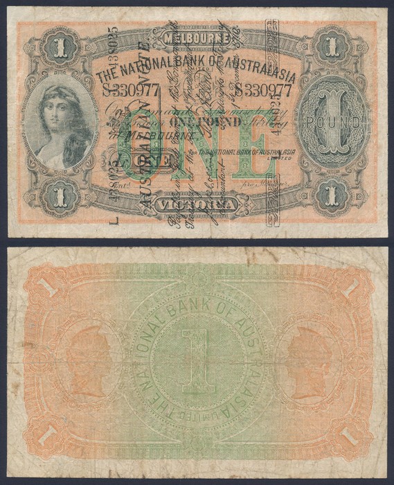 Lot 12555 - AUSTRALIA BANKNOTES australia pre-decimal notes -  Status International Status International Coins & Banknotes Auction 381