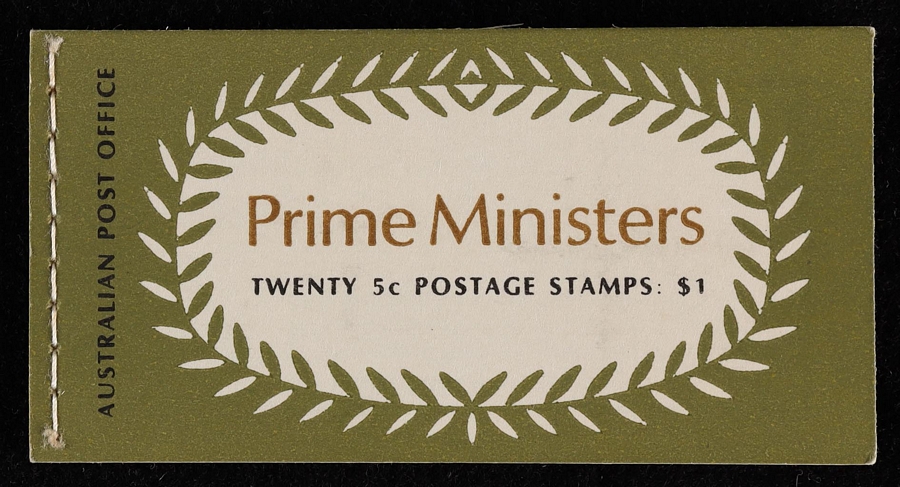 AUSTRALIA Finally resale start 1969 Prime Ministers $1.00 booklet depot N70 2. MNH SG .