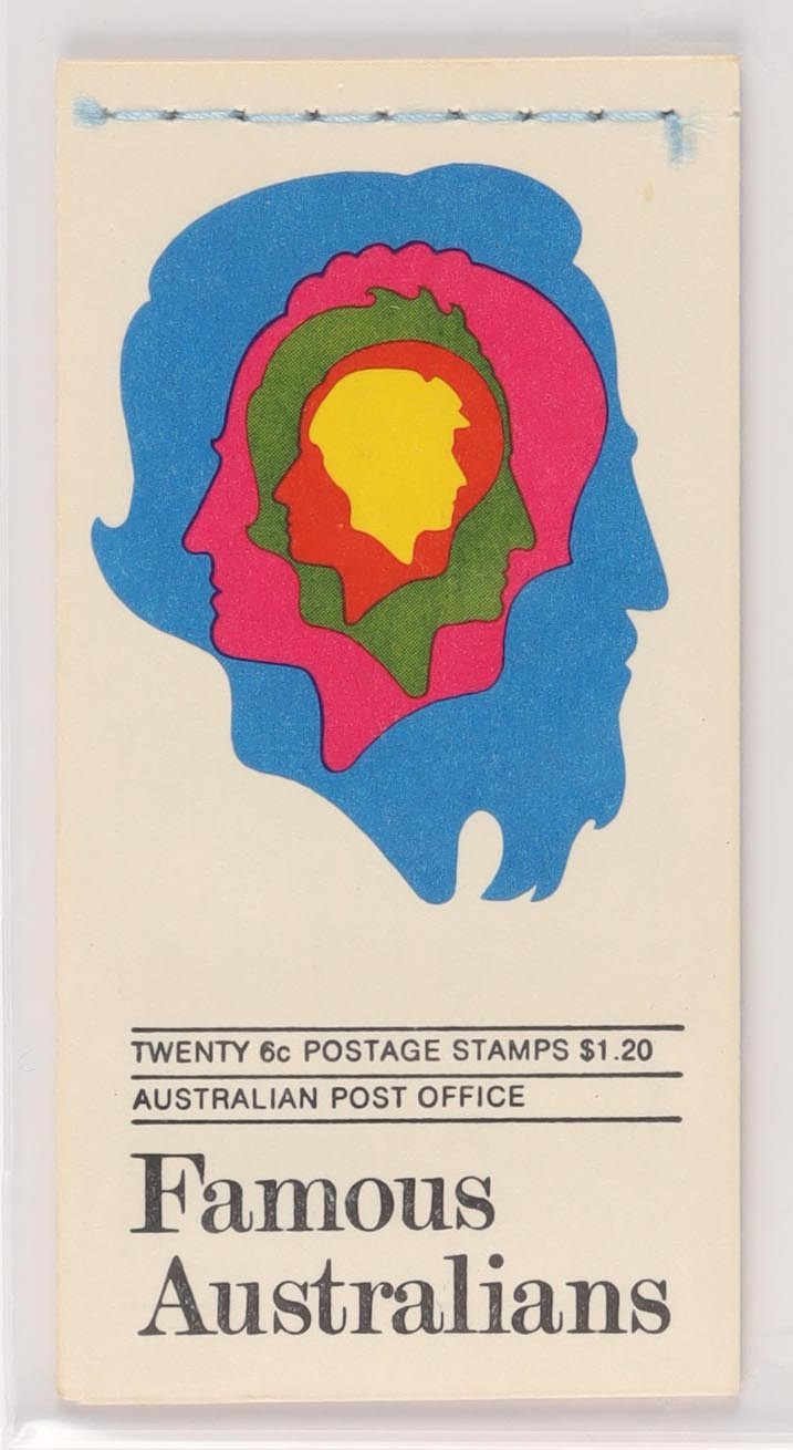 AUSTRALIA 1970 Famous Australians $1.20 edition N71 M Free shipping anywhere in the nation Topics on TV 2. booklet