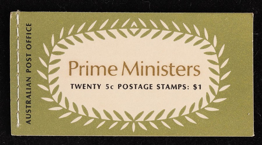 AUSTRALIA 1969 Prime Ministers $1 Soldering Max 67% OFF booklet. G69 3 edition MNH