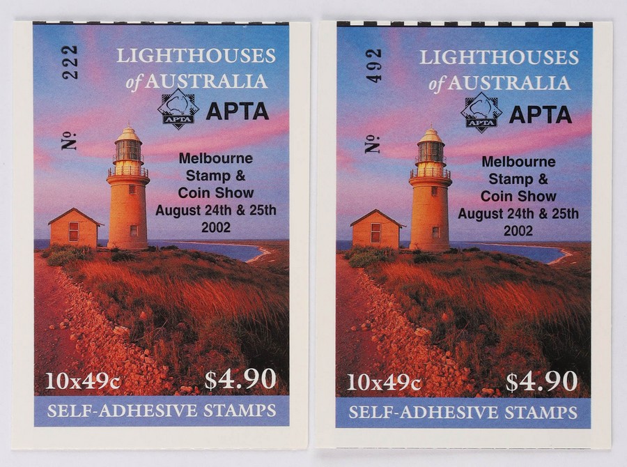 AUSTRALIA Spring new work one New arrival after another 2002 Lighthouses $4.90 numbered Melbourne overprint