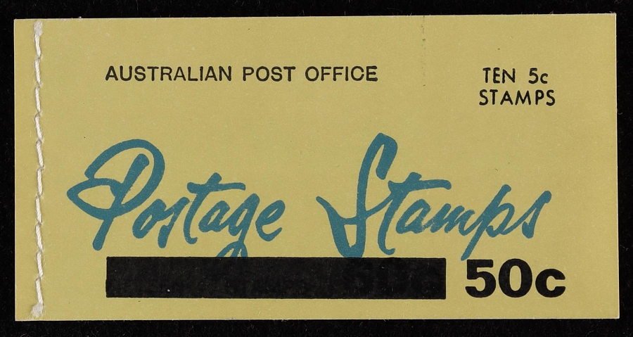 AUSTRALIA 1967 QEII 50c booklet V67 2 S Postal. SG MNH 5 ☆ very popular Use . New product