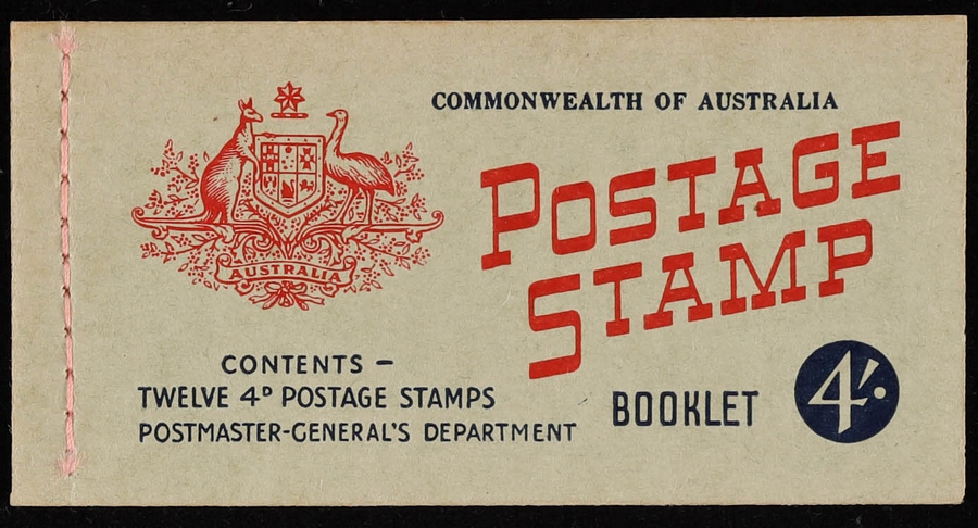 AUSTRALIA 1957 QEII 4 - Cheap mail order shopping booklet Empire Pf Surprise price SG MNH SB33. text. .