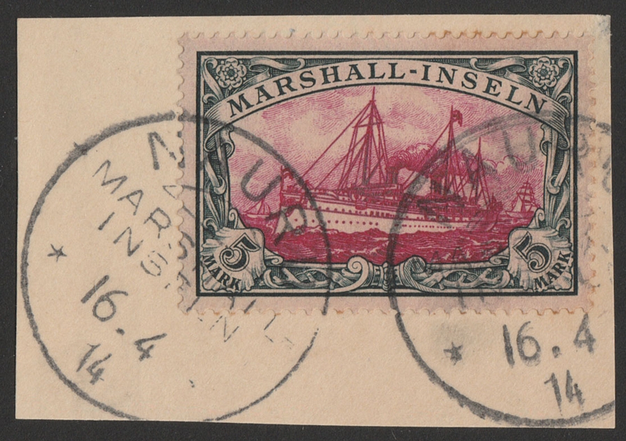 NAURU 1908 precursor use of price Marshalls Free shipping on posting reviews Yacht 5Mk black red no w &