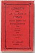 1938 Ackland?s Catalogue of Stamps, British Empire & Foreign Countries. Emphasis on Australia & British Pacific. VG condition.