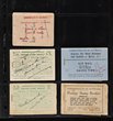 1911-79 Booklets collection with 1911-17 type (cover only). 1928-30 1&frac12;d red inverted wmk (3 stamps), 1930 Airmail (1 stamp), 1930-34 inverted wmk 2d (4 stamps) - these all poor to fair with all covers written on. Then 1927 Canberra, 1934-5 new cover 2d (3 stamps), 1935-37 2d (9 stamps), 1938 KGVI 2d 2 diff, 1942 KGVI 2&frac12;d (2 diff), 1952 KGVI 3&frac12;d (2 diff), QEII 3/6 (2), 4/- (3), 5/- (5), 1966 4c red (4), 5c/4c/50c & $1 (4) & 5c blue $1, 1968 Famous Aust (7), 1969 PMs (8) inc a