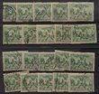 1936 SA Centenary 1/- (51), 3d (221). Mostly G-VFU. SG 162-163 cat &pound;1590 = A$3200. (272)