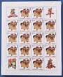 2015 Tonga $8.00 Lunar New Year of the Sheep full sheet of 16 x 100, MUH. FV alone TOP $12,800 = A$8300.00. SG cat &pound;12,000 = A$24,000. (1600 stamps)