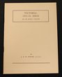 Australia - Victoria: 1901-12 Issue, the 6d, 9d & 1/- values by J R Purves. 36 pgs, Hawthorn Press 'Monograph No 1 pub 1966. Near new.