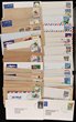 Christmas Island Covers: 1980s-90s Commercial Mail from the Indian Ocean to Sydney with wide variety, mostly all diff solo or multiple usages. All fresh & clean. Hard to find. (57)