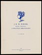 Australia - Victoria: JRW Purves RDP FRPSL, A Philatelic Bibliography by Kellow. 52 pgs listing Major & Minor Philatelic Achievements & Writings 1921-80. Pub 1982 RPSV.