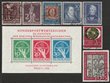Germany - Allied Occupation, West & Berlin: 1945-90 selection in 10 large s/books with near comp collection inc 1948 black opts to 1Mk (SG cat &pound;645), red opts to 2Mk, 1949 UPU (2 sets, &pound;750), Goethe set (&pound;225), Relief M/Sheet MUH (&pound;1300), 1950 Orchestra set (&pound;170), 1951 Bell clapper left (&pound;250) 1953 Church (2 sets, &pound;750), then basically comp U to 1990 plus extra MUH from 1973. SG cat &pound;5500 to 1954 & estimate another &pound;2300 to 1990 plus extra M