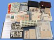 Interesting carton lot inc small collection of Australia & World Postcards & covers, some Australian States & 1d red KGV, 1947 Norfolk Island FDC Ball Bay to 2/-, 4 Pompeii unused postcards c1920s, Autographs Zane Grey, Hubert Opperman & Miss Australia 1926, Beryl Mills, small selection of literature Philatelic Forgers, Their Lives & Work, Focus on Forgeries, George V 4&frac12;d Die I by B Wajer Siegel 1995 auction catalogue Manwood Collection of NSW, one of the finest ever, few others, 2 empty