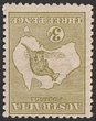 3d Pale olive green, Die I wmk INVERTED. F-VF M. SG 5dw cat &pound;250. ACSC 12Ea cat $600. Ex Sandy. (P)