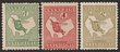 INVERTED wmks &frac12;d, 1d Die II & 3d Olive Green Die I. SG 1bw, 2da, 5dw cat &pound;445. G-VF M. ACSC 1a, 3a, 12a cat $1050. Ex Sandy. (3). (P)