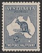 2&frac12;d Indigo W/C VFM. SG 25 cat &pound;120. ACSC 10A cat $225.