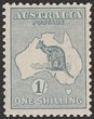 1/- Dull bright blue-green in an intermediate shade close to the rare dull green shade. VF fresh MUH, pristine never hinged original gum. SG 28. ACSC 31B cat $2500. 2022 Drury photo cert. (P)