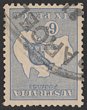 6d Blue Die II wmk INVERTED. W/C, light 'Parcel' cancel FU. SG 38cw cat &pound;110. ACSC 19Ba cat $275.
