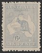 6d Pale ultramarine Die IIB. VF fresh MUH. SG 38d. ACSC 20C cat $750. (P)