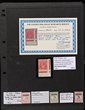 1913-30s KGV listed variety collection noted 1d green SM wmk, perf 14, Mullett imprint blk of 4 with varieties RA joined, MUH, 1d violet imprint strip of 4 with RA joined & Roo's Tongue out, 1d red marginal single with Run N, Drury certs, 4d olive SM wmk missing Crown top, various others. Small collections of Kangaroo varieties inc 1d red Rostage x2, CofA wmk 10/- to &pound;2 opt specimen. ACSC cat $3000+. About 60% F-VF MUH, 40% F MLH, few used, few blemishes, mostly VF. (110).