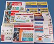 101 · 2000-10 large size multi issue FDCs using large PSE, Reg envelopes, Express etc as base for various M/Sheets, gutter blks etc inc 2000 Olympics Gold sheetlets with Swan imprint (5), other Olympics inc Paralympians & Winter Games. Then M/S inc 2004 QEII, 2005 Creatures of the Slime, QEII, Down on the Farm (2 diff sizes), 2006 Soccer Ball, Dangerous Wildlife. Gutter blks inc 2002 Bush Tucker gutter blk of 20, 2003 Murray Shipping, 2006 Cars. Then Treasures from the archives $5 Kangaroo &pound;2 & 