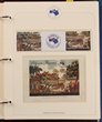 127 · AUSIPEX 84 Stamp Exhibition. Extensive collection in 4 customised Commem albums Mint & Used. Australian issues inc pre-exhibition C?wealth Games opt M/Sheets, AUSIPEX/Stamp Week booklets, AUSIPEX opt M/S inc Commem album opt, 4 diff other opt, ASDA Dinner opt M/S in folder & set of 10 M/Sheets with Exhibition cancels, also FDC set of 10 cds, Benham silk set of 10 cancels, World issues inc French Polynesia set & M/S perf & imperf, Great Britain &pound;4 Royal Mint booklet & &pound;4 Christian Her