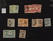 282 · Kangaroos: Perf OS Roo collection 1913-30 inc large OS vals to 2/-, small OS 1st wmk to 1/-, 3rd wmk to 2/-, SM wmk to 1/-, perf OS NSW various types to 2/-, perf VG to 5/- (4), inc 1 reversed & perf T. Mostly G-VFU. SG cat &pound;1720+ = A$3400. ACSC cat $5700+ both as OS, should be at least another $700 for other perfs, total $6400+. (140+)