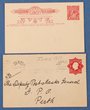 310 · Postal Stationery 1916-1980s inc Post Cards (10). 1916 1d red KGV Die II (SCSC P28d), 1&frac12;d brown & three halfpence on 1d red, stamped to order envelopes (30) 1917-80s inc 1917-20s 1d-2d KGV, Lettercards (50) 1925-80s, Post Office Envelopes, Registered envelopes (7) inc 1915 4d Kangaroos front only, 1940 KGV 4&frac12; on 5d & 5d, range of mainly unused Aerogrammes 30c-65c (50+), some postage paid envelopes 1930s-60s & several 1d green KGV newspaper wrappers. About 75% mint, 25% GU-VFU. ACSC