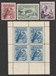 312 · Small collection on leaves, 1914 to 1988, mostly MUH, including 1914 6d Kooka VF fresh, 1928 Kooka M/Sheet darker gum MUH, perf positioning pin hole in lower selvedge, 1932 Bridge set of 4 VF MLH, 1934 Victoria Centenary set perf 11&frac12;, MUH and various others. ACSC $1,500+ for items mentioned. Also post-1966 including 1966 to $4, other decimals MUH FV $50+ and some others, largely VF..