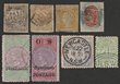 316 · New South Wales: 1850-1912 collection inc 1850-51 Sydney View 2d & 3d. 1851-55 QV Laureate vals to 8d. 1856-59 QV Registered (6d) imperf (2) & 1860-63 perf. 1854-59 QV Diadem vals to 1/- imperf & 1860-72 perf vals to 8d. 1888-90 Map 5/- (2) & 20/-. 1885-86 'POSTAGE' opt QV 5/-, later Pic vals to 2/6. 1897 Charity 1/-. Postage Due 1891-97 vals to 20/-. Officials inc 1880-88 QV Coin 5/-. 1887-90 QV 10/- opt Specimen. 1891 QV Surch &frac12;d, 7&frac12;d & 12&frac12;d. Mostly G-VF M/U, mixed in part