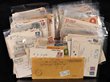329 · Victoria registered mail, mainly 1950s-60s with a few 1930s seen, stated all different labels, all or almost all blue C6 types, (approx 280 covers)