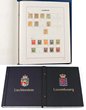 343 · 1850-1990s World collection in 2 Davo albums, 1 with slipcase with illustrated pages for Liechtenstein, Luxembourg & Finland, hagner binder (70-80 hagners), Luxembourg 1852-1990s inc 1852 10c William III black, 1865-70 William III 1c pale brown, 4c yellow & 30c claret, 1882 various to 50c, 1926 & 27 Child Welfare sets, 1929 Child Welfare set (SG cat &pound;100), 1935 Child Welfare set, 1944 Duchess set, 1893 opt 'SP' to 5f, plenty of sets (total SG cat &pound;1000+), Finland 1875-1980 inc 1866 2