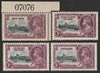 389 · British Empire. 1935 KGV Silver Jubilee omnibus collection comp (ex Egypt) inc Great Britain &frac12;d-1&frac12;d inverted wmk, South Africa bilingual prs, few marginal with plate/sheet numbers. Not checked by us for varieties. SG cat &pound;1350 = A$2700. Few blemishes mostly F-VF MLH/MUH. (252) (P)