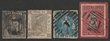 408 · British Empire: 1840s-1940s group of lots from JPS Philatelic Service postal bid sale comprising Used better items inc GB 1847-54 QV Embossed 6d cut square. 1880 QV 8d orange. Barbados 1852-58 Britannia imperf (&frac12;d), 6d & 1/-. Griqualand West 1877-78 G opt Hope Seated 1/-. Hong Kong 1860s-1900 QV vals to 96c with 96c with inverted plus Surch. 1912 KGV $10. Ireland 1922-23 KGV Seahorse Free State 2/6. KUT 1935 Silver Jubilee 30c 'dash by turret' variety. Straits Settlements 1883 QV 2c/4c. T