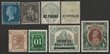 409 · British Empire: 1850s-1980s group of lots from JPS Philatelic Service postal bid sale comprising Mint better items inc GB 1854-58 QV 2d blue 'stars'. 1887 QV Jubilee 1/- green. 1970 QEII Anniversary 1/- error missing gold (Queen's head). Ascension 1863 QEII Bird cobalt omitted. Barbados 1858 Britannia 1/- imperf & perf. Levant 1885 QV opt 80pa on 5d. Japan Occup Brunei 1942 opt View 3c blk of 4. Cyprus 1880 QV GB opt 4d. Gilbert & Ellice 1940 Postage Due set. Hong Kong 1862 QV 2c no wmk 1962-73 