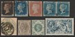 Great Britain: 1840-1973 collection in Lighthouse hingeless album inc 1840 QV 1d black & 2d blue no lines. 1841 QV 1d red M & 2d blue imperf with lines horiz pr. 1864-74 selection of 1d red plates. 1870 QV &frac12;d pl 13 M. 1847-54 QV Embossed 1/- cut square. 1887-1900 QV Jubilee to 1/- (both colours). 1902-10 KEVII vals to 5/-. 1913-19 KGV Seahorses 5/- M & 10/- UN. 1948 Silver Jubilee Wedding set. 1955 QEII Castle set. BOB Postage Dues & Regionals. Most G-VF M/MUH/U, some mixed earlies. SG ca
