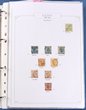 Sweden: Collection 1858-2015 on loose leaf leaves in binder, mostly Used. Inc 1858-72 5o, 12o (3), 24o (2), 30o (2) with shades 50o (faults) (not in catalogue), 1872-79 Numerals 3o (4), 5o (3), 6o (5), 12o (4), 24o (2), 30o (4), 1r perfs, shades, 1903 5Kr G/FU, 1920 Tercent 20o with wmk FU, then extensive range of later sets, post war sets & coils plus many others. Largely F/VF cat &pound;2700 = A$5100. (2200, 11 M/Sheets)