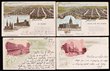 Australia - Victoria, early Melbourne collection, all with undivided backs, featuring a wide range of views, mostly by Robert Jolley. Many are postally used with writing on the picture side. All different. (45)
