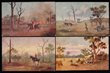 Australia. Artist postcards, including rural scenes by J. Hutchings (25) and works by Campbell, MacInnes, Scheltema and others. A very attractive and always-popular lot. All different. F?VF. (39)