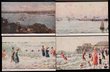 Australia Artist Percy Spencer 'Australian Life' Series I 'Sydney' & Series II 'The Bush', both sets of 6. Mostly VF U. (12) (P)
