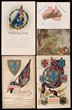 Australia. Patriotic postcards, most featuring flags, maps and patriotic verses, including types with attached metallic kangaroos or kookaburras; cards with real gum leaves attached (6); and many embossed and gilded examples. A very attractive lot of Golden Age cards. All different. F?VF. (56)
