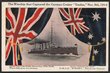 Australia: WWI HMAS Sydney 'The Warship that Captured the German Cruiser Emden' Nov 9th 1914. VF Used. Rare. (P)