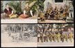 Burma collection of ethnographic subjects, including a wide range of traditional clothing, village scenes, tradesmen, weavers, priests, musicians, dancers, canoes and boats. Golden Age issues, mostly coloured. All different. F?VF. (43)