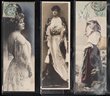 Glamour collection of early photographic types, all with undivided backs, many postally used with stamps and mostly featuring French theatre stars in a wide range of fashionable dresses. Includes three scarce half-size cards. All Golden Age cards. All different. F?VF. (60)