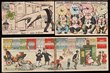 Toilet-humour collection of early, crude-comic postcards, including women on toilets, chamber pots and an enema; men and women defecating in public; cats, dogs and people defecating into the open mouths of sleeping figures; and a set of 10 featuring a statue of a urinating boy watched by young girls, elderly women, nuns and others. Mostly Golden Age cards. All different. F?VF. (41)