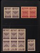 81 · 1945-50 Petrol Ration Coupon Tickets with NSW with Series A 1 gallon (26) inc 2 sheets of 10, 2 gallon green (4) & 5 gallons magenta (2). Then Series B 2g blue (22) inc 2 sheets, 5g (6) & 10g (12). Also 1946 1g (2), 1949 5g (4), a few others, plus Clothes Ration card (part) etc. VF UN. Interesting Revenues lot. (100)