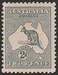 2d Grey variety 'BENCE'. VF fresh M. SG 24(var). ACSC 6(1)p cat $750. (P)