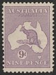9d Pale violet. Regummed, F M (UH). SG 27(var). ACSC 25A cat $375 as Mint ($2750 MUH).